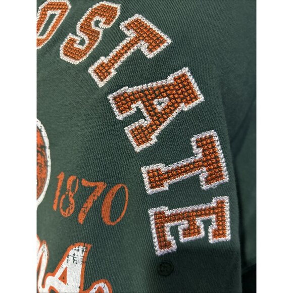 NEW CSU Colorado State Retro Rams Aggies Womens Scoop Crewneck Sweatshirt M NCAA - Picture 4 of 11